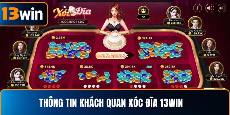  Thông tin khách quan xóc đĩa 13WIN