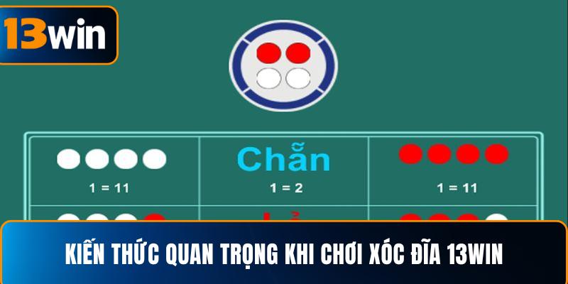 Kiến thức quan trọng khi chơi xóc đĩa 13WIN